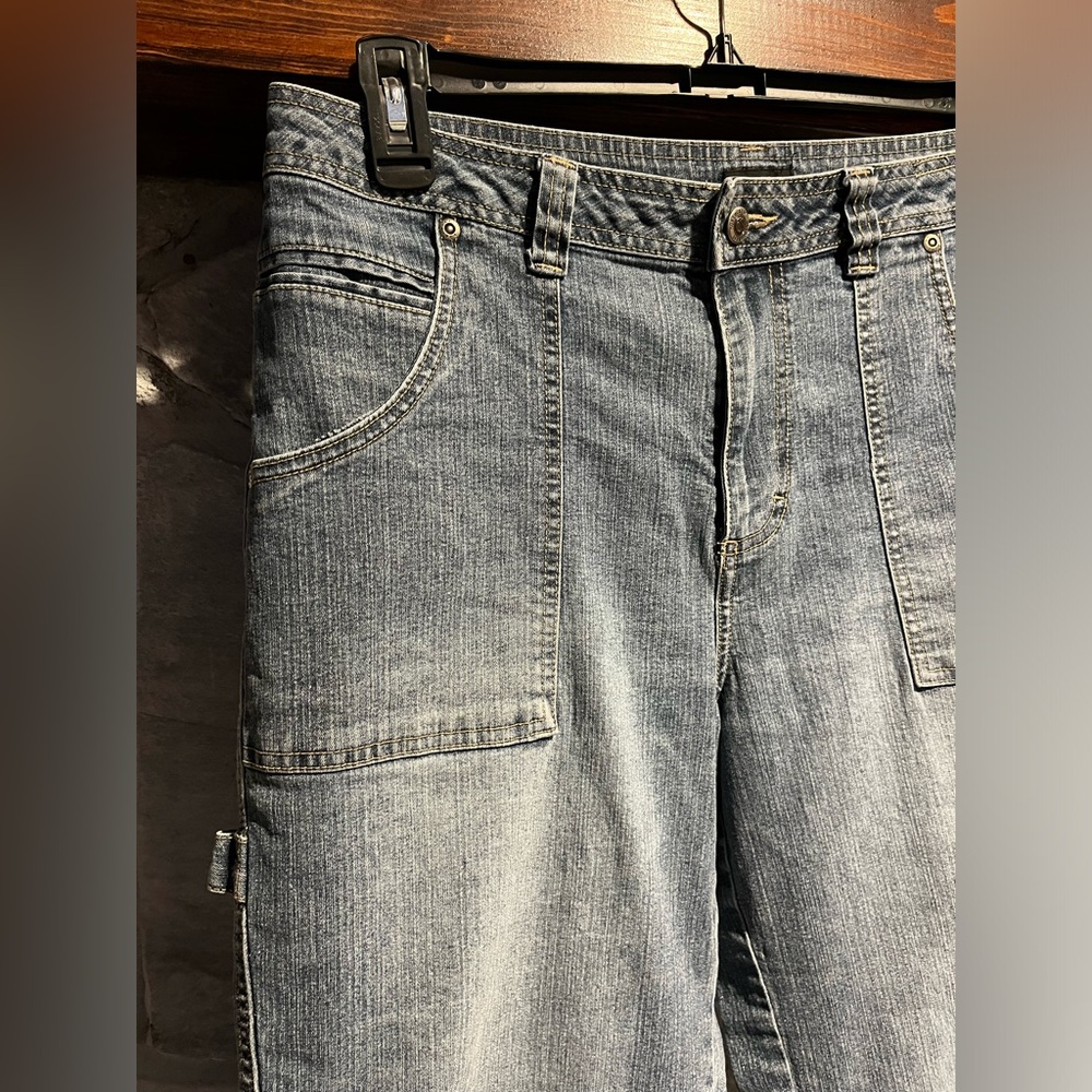 Northcrest cropped denim pants, size 14 - Picture 2 of 5
